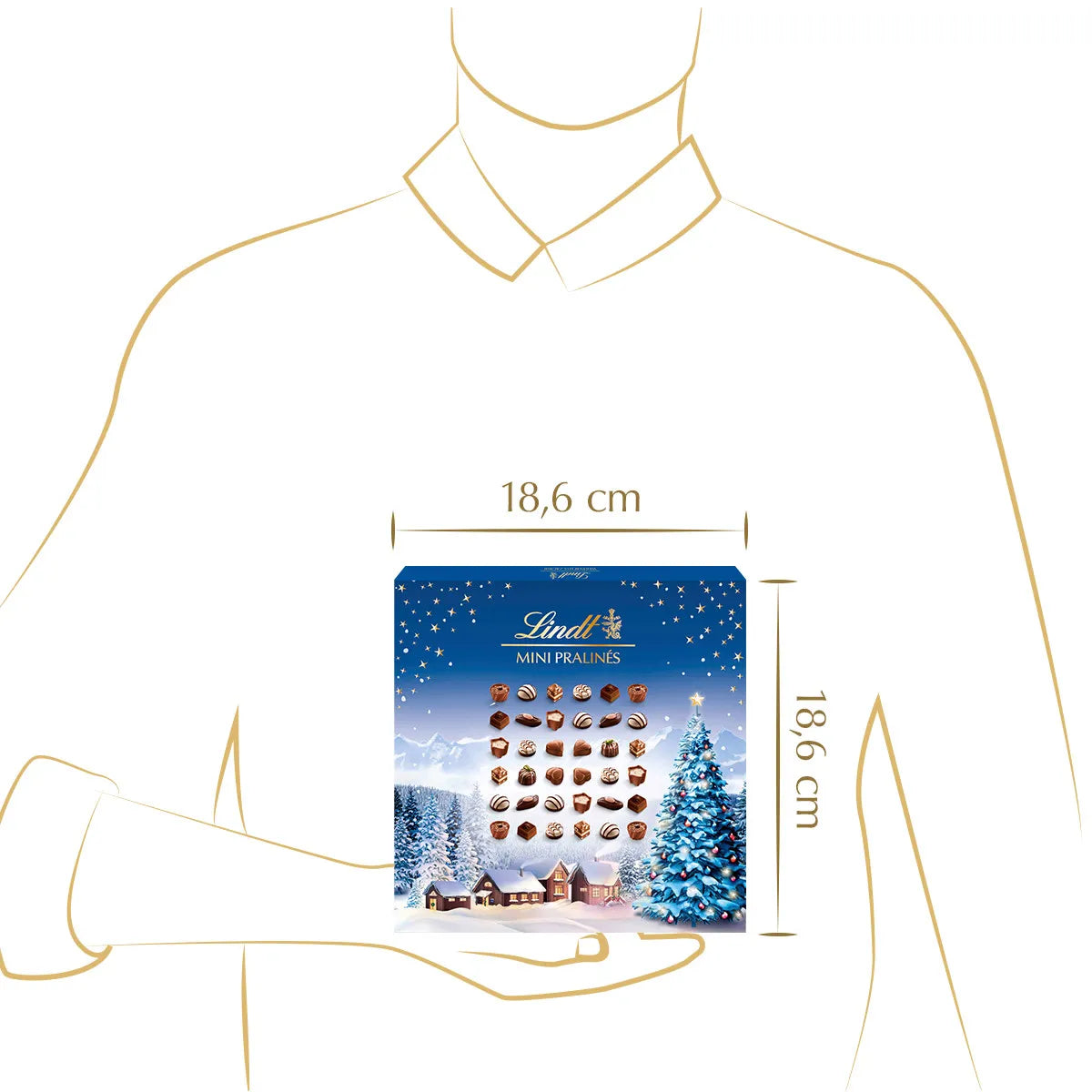 Lindt Weihnachts-Zauber Mini-Pralinés 180g