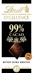 Lindt Excellence 99% Kakao Tafel Edelbitter (50g Tafel)