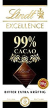 Lindt Excellence 99% Kakao Tafel Edelbitter (50g Tafel)