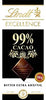 Lindt Excellence 99% Kakao Tafel Edelbitter (50g Tafel)