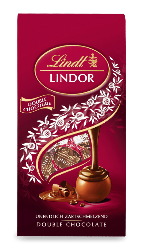 Lindt LINDOR Kugel Beutel Double Chocolate 100g
