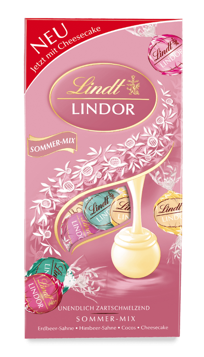 Lindt Lindor Kugel Beutel Sommer Mix 137g