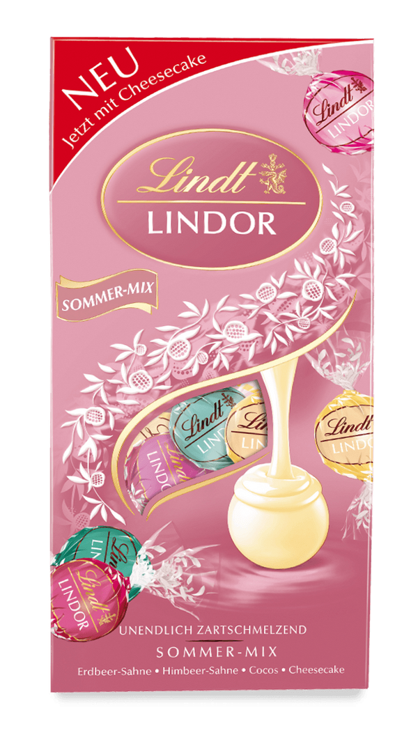 Lindt Lindor Kugel Beutel Sommer Mix 137g