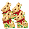 Lindt Goldhase 4x 100g Osterhase Bunny Hase Glöckchen GLÜCKSBRINGER Edition 400g