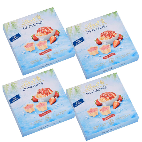 4x80 g  | Lindt Eis-Pralinés  Spaghetti Eis Pralinen | 320g