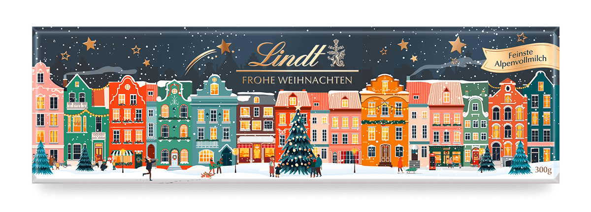 Lindt Winterhäuser Vollmilch Tafel 300g