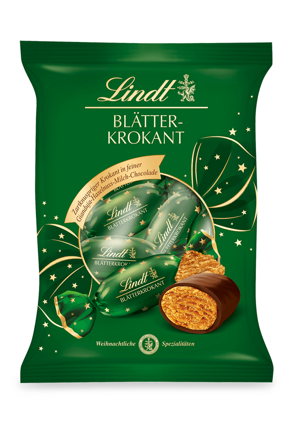 Lindt Blätterkrokant Zapfen Doppeldreh 90g