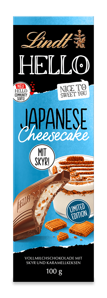 Lindt Hello Japanese Cheesecake | Limited Edition | 100g