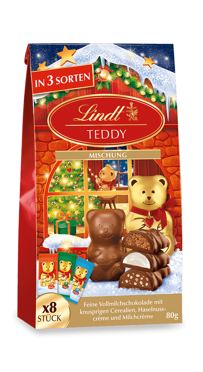 Lindt TEDDY gefüllt. Mischung 79g