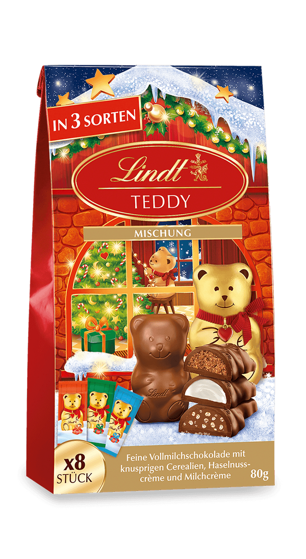 Lindt TEDDY gefüllt. Mischung 79g
