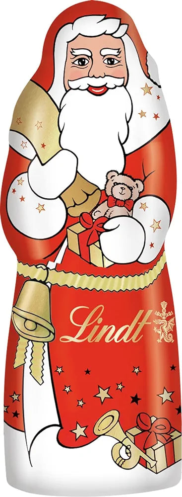 Lindt Weihnachtsmann aus feinster Alpenvollmilch Schokolade 40 g je Santa Claus MHD 2026