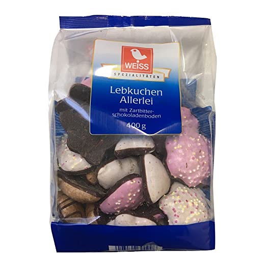 Weiss Lebkuchen Allerlei (400g Beutel)