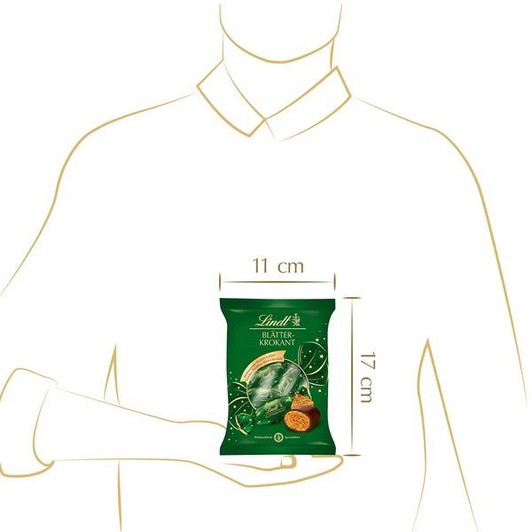 Lindt Blätterkrokant Zapfen Doppeldreh 90g