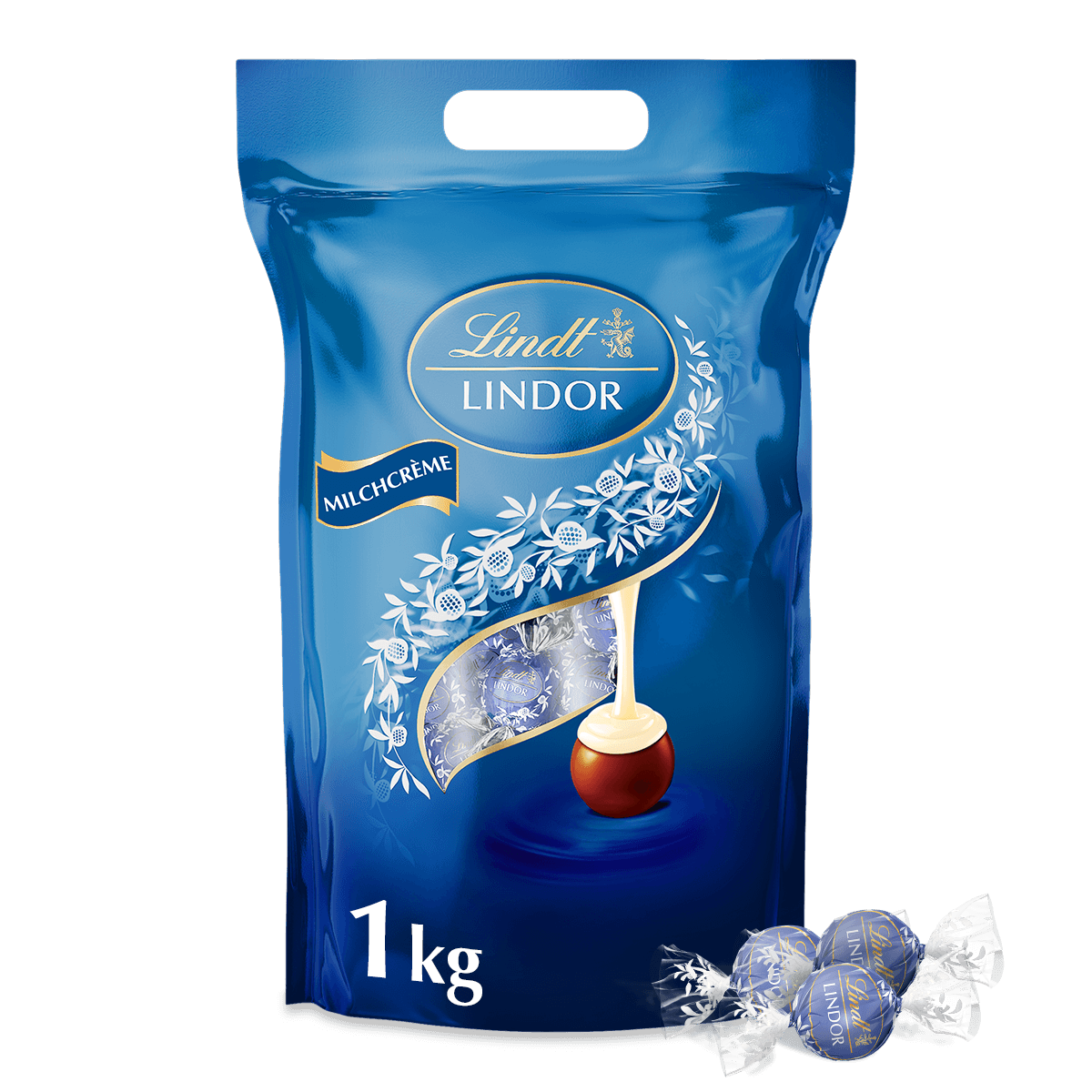 Lindt LINDOR Kugel Beutel Milchcrème 1kg