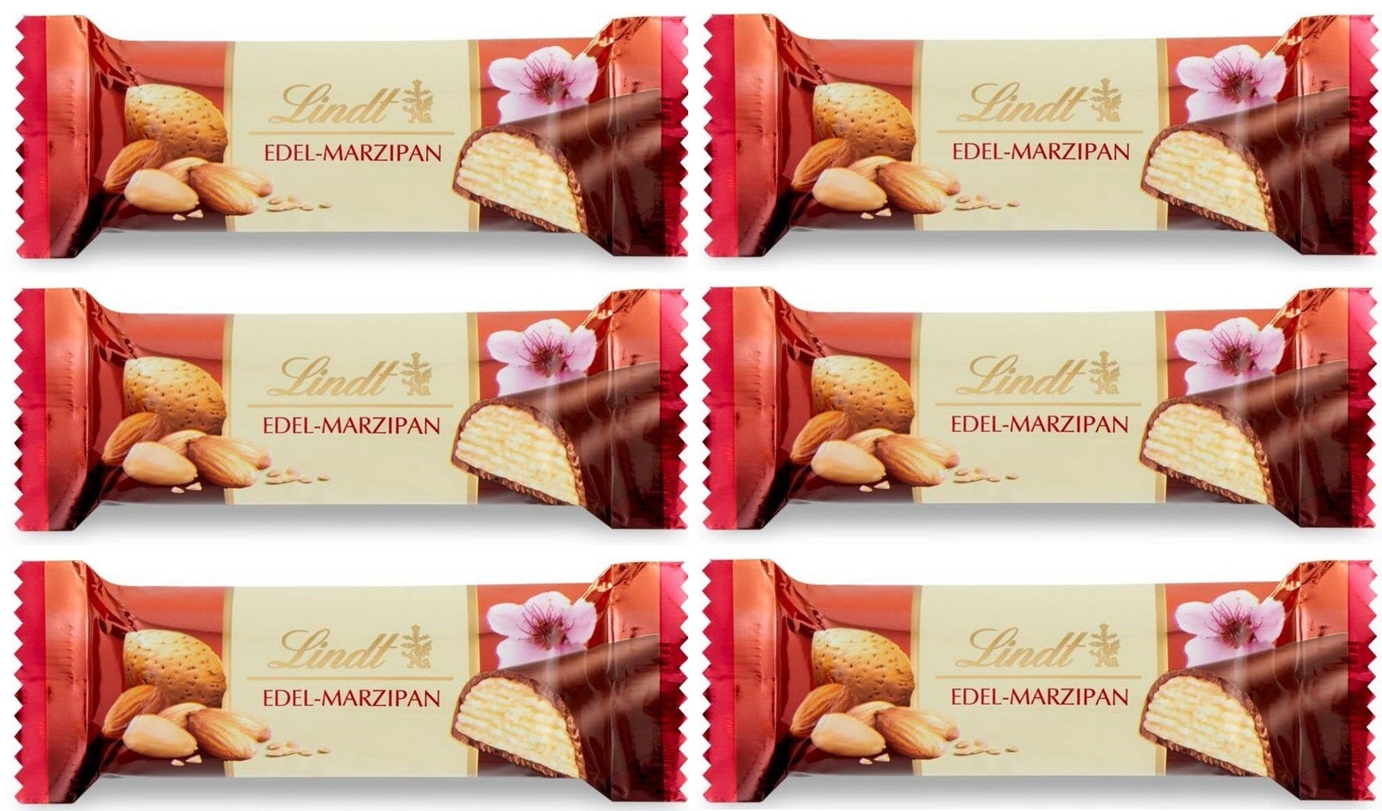 Lindt MARZIPAN Riegel 50 g  Pur Edel Marzipan