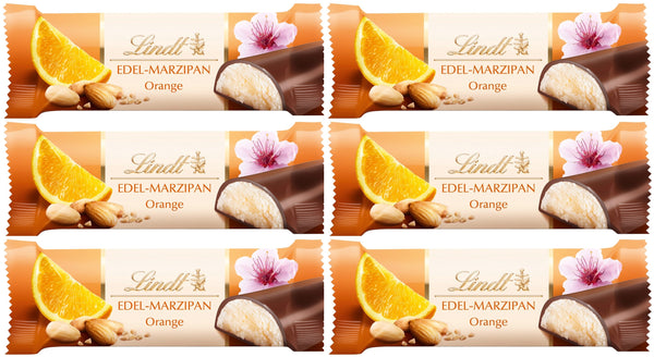 Lindt EDEL-MARZIPAN  Orange | 50g je Riegel