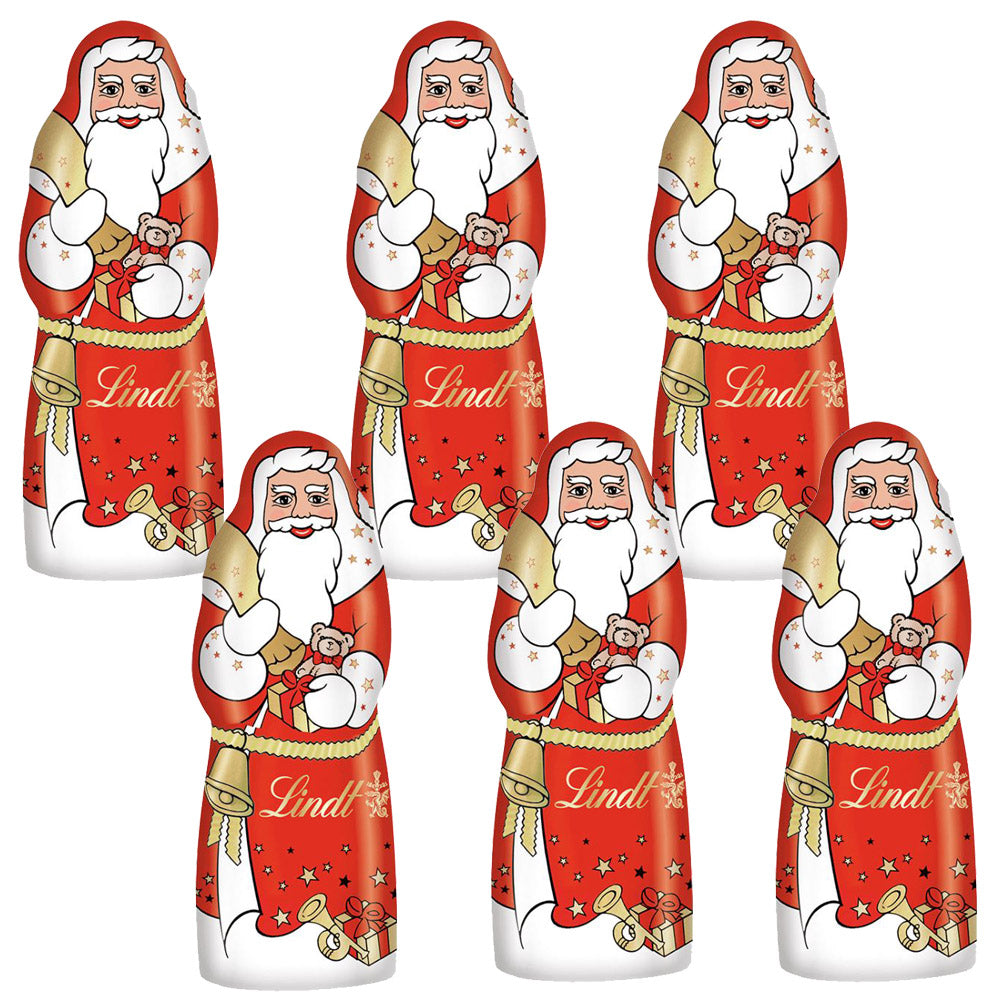 Lindt Weihnachtsmann aus feinster Alpenvollmilch Schokolade 40 g je Santa Claus MHD 2026