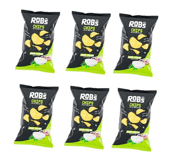 Rob's Chips - so wie sie sein sollten | Sour Cream | 6x 120g | 720g