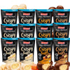 Ehrmann High Protein | Crispy Balls  |  6x weisse Schokolade & 6x Vollmilchschokolade: Karamell & Milchschokolade insgesamt 12x55g  Beutel = 660g