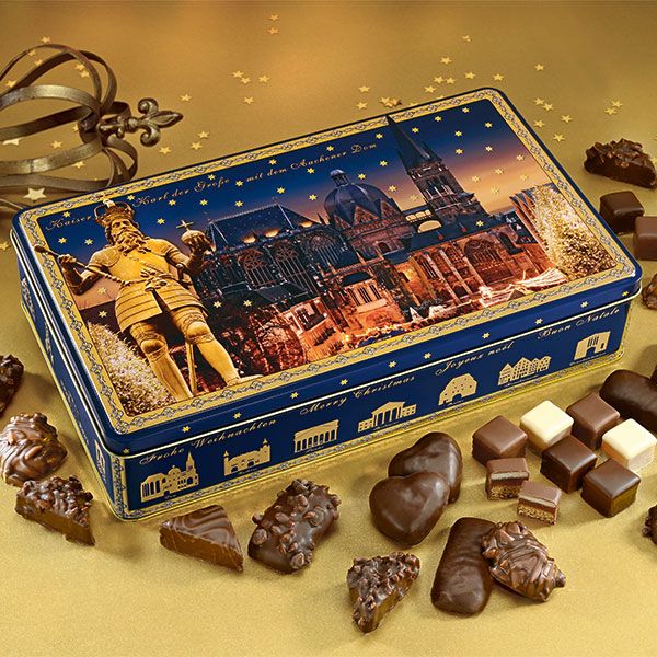 Aachener Dom Kaiser Karl Katschhof 1000 g Lambertz Truhe
