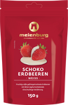 Meienburg Schoko Erdbeeren | weiße Schokolade | Eine fruchtige Verführung | 150g Beutel