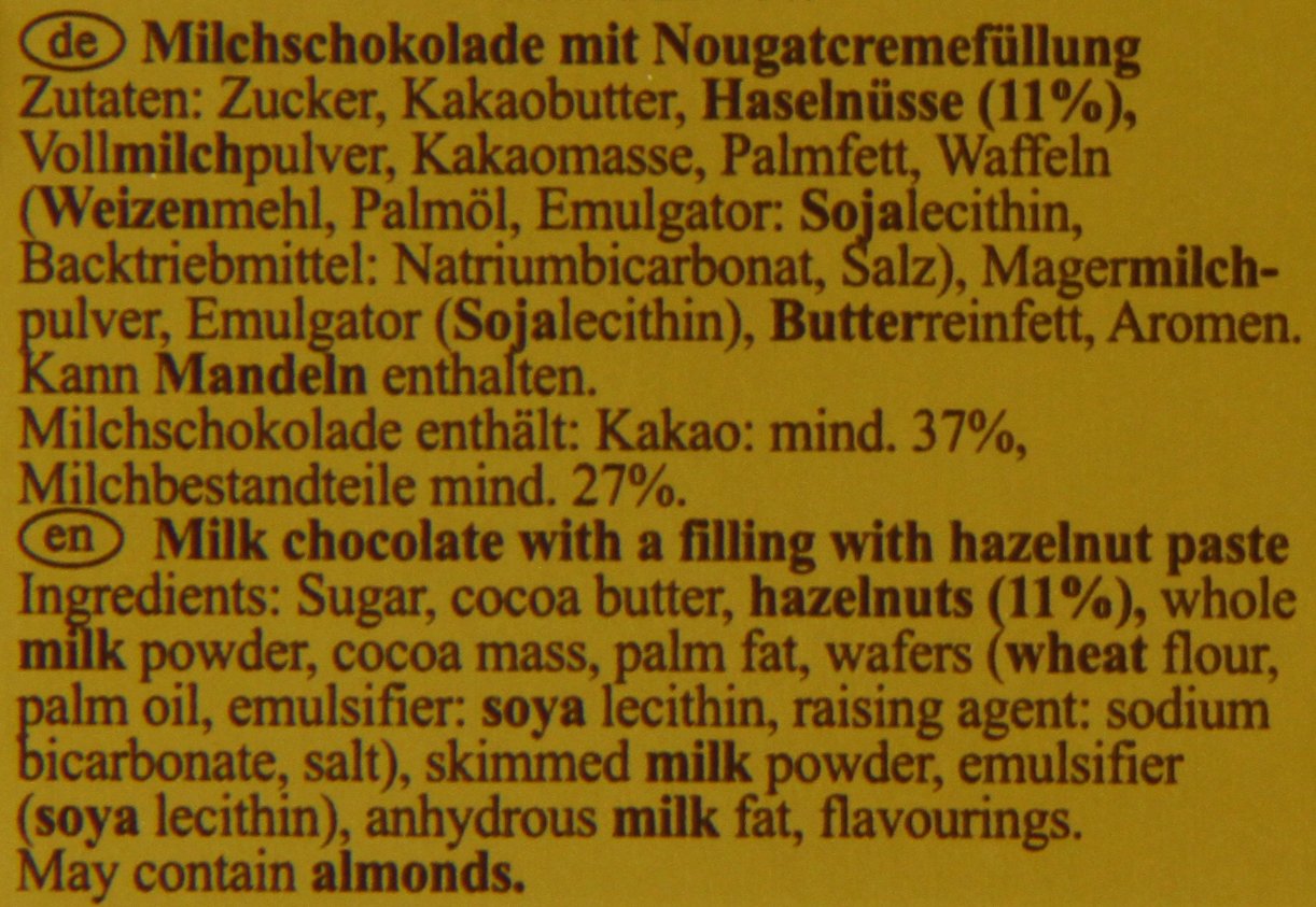 Golfbälle aus Lindt Vollmilch-Schokolade Lindt Golfballs 110 g | mit Nougatcremefüllung und Waffelstückchen MHD 2/26