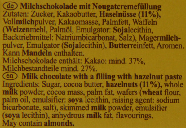 Golfbälle aus Lindt Vollmilch-Schokolade Lindt Golfballs 110 g | mit Nougatcremefüllung und Waffelstückchen MHD 2/26