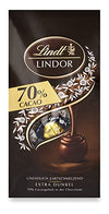 Lindt Lindor Kugeln 70% Kakao dunkle Schokolade (136g Beutel)