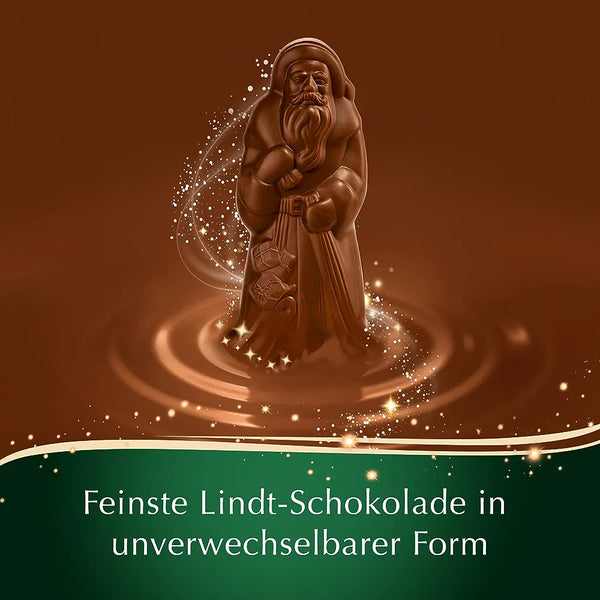 Lindt Schokolade 3 x 70g Santa aus feinster Alpenvollmilchschokolade | Geschenk zu Weihnachten MHD 2026