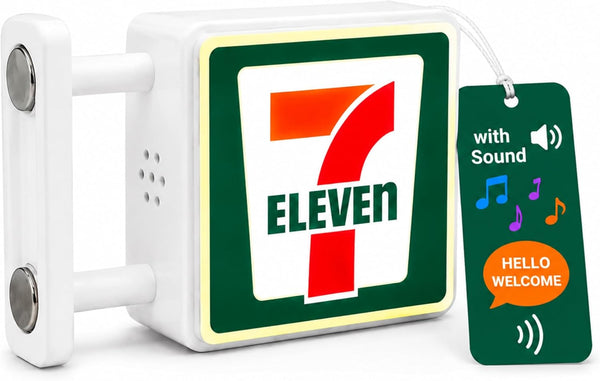 7/11 Mini-Kühlschrank Magnet Thailand mit Sound Hello Welcome