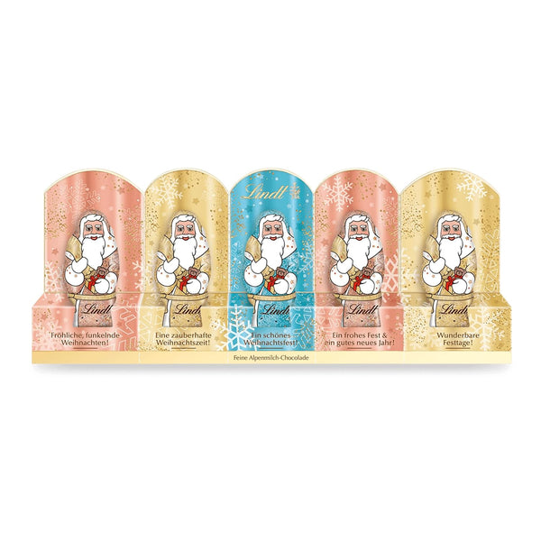 Lindt Mini-Weihnachtsmänner Vollmilch Glamour 50g