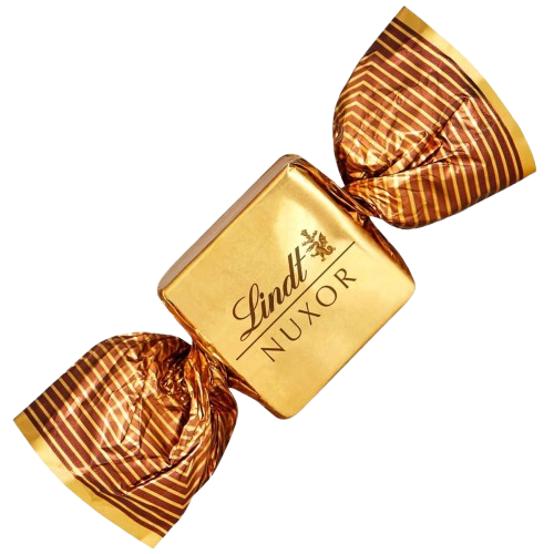 Lindt 41% Nuss NUXOR Gianduja Milch-Schokolade ganze Haselnuss 500g Beutel