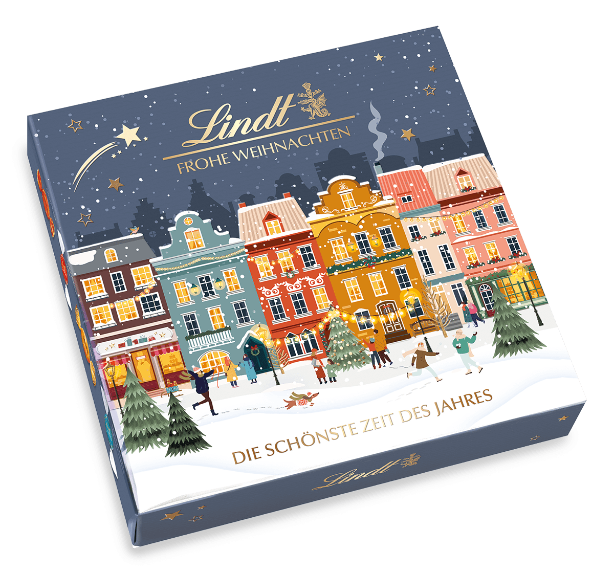 Lindt Winterhäuser Pralinen Geschenk 215g