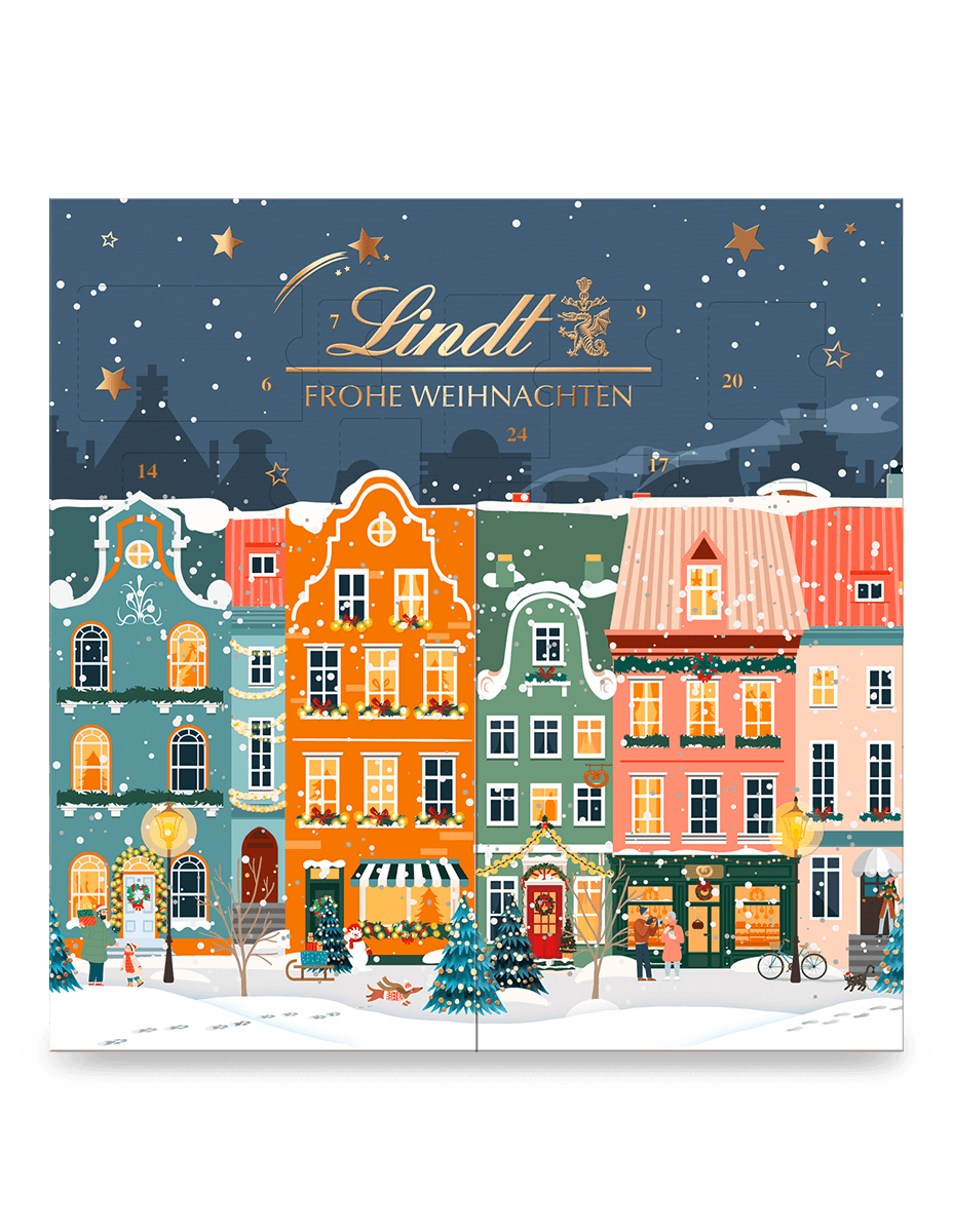 Lindt Winterhäuser Adventskalender 153g