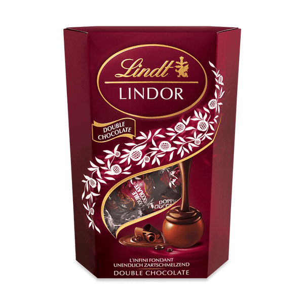 Lindt LINDOR Cornet Double Chocolate 500 g