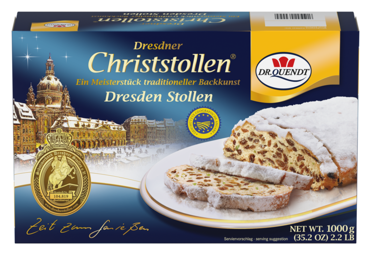 Dr. Quendt Original Dresdner Christstollen 1kg MHD: 13.03.27