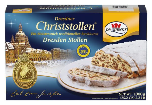 Dr. Quendt Original Dresdner Christstollen 1kg MHD: 13.03.27