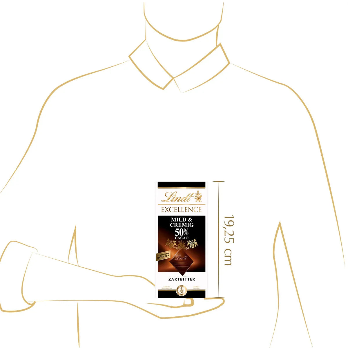 Lindt EXCELLENCE Mild & Cremig 50% 100g