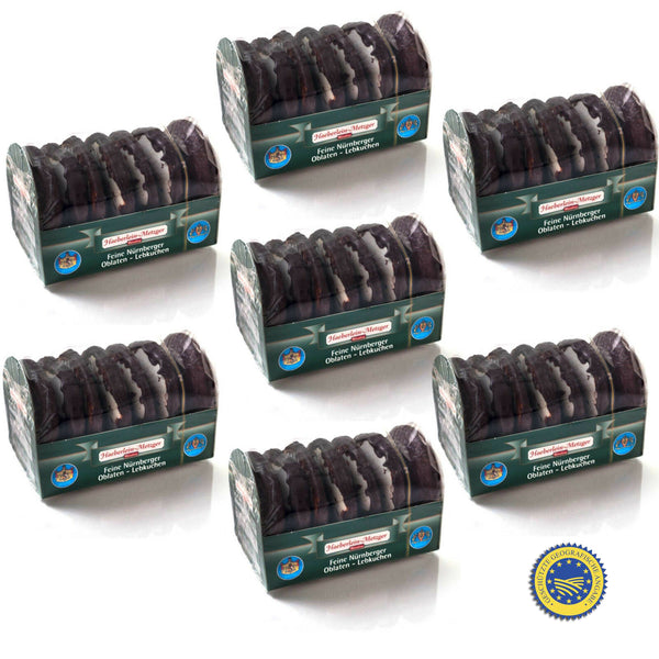 Metzger Feine Nürnberger Oblaten Lebkuchen Haeberlein 7x200g Schoko MHD: 30/04/2026