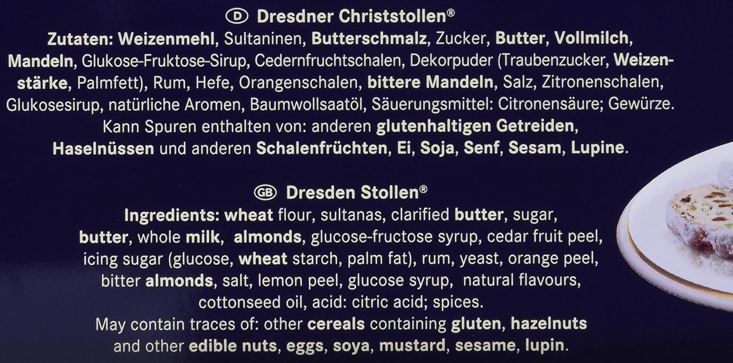 Dr. Quendt original Dresdner Christstollen Geschenkdose 1kg