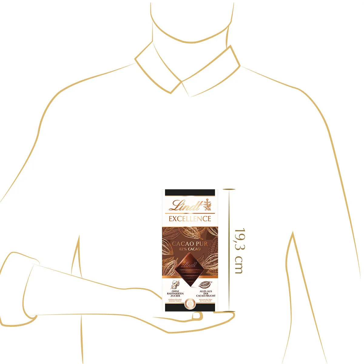 Lindt EXCELLENCE Cacao Pur 50g