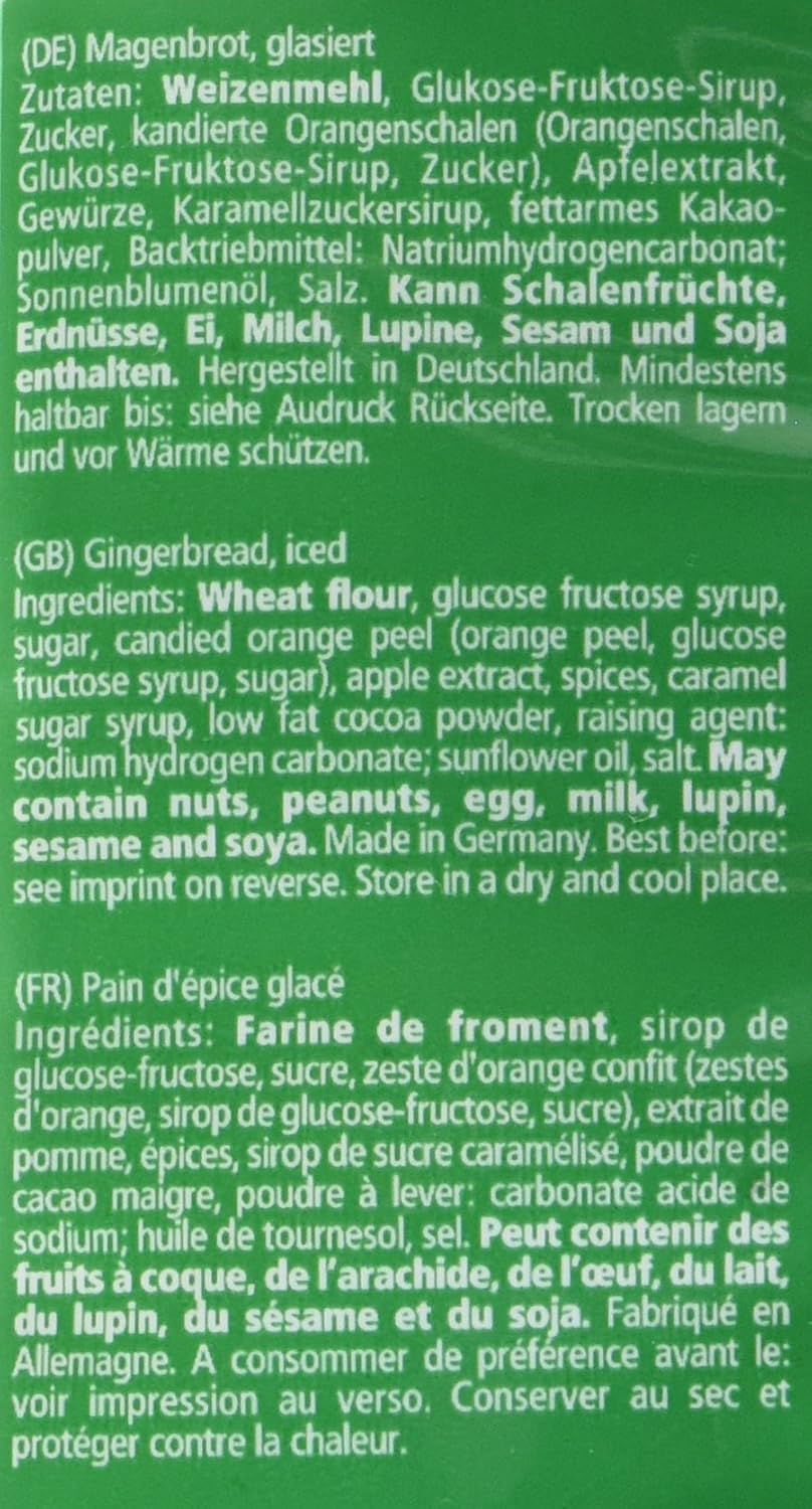 Weiss Magenbrot glasiert 600g