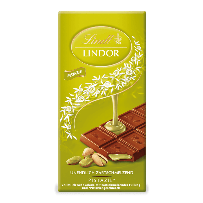 Lindt Lindor Pistazie Vollmilch Tafel 100g