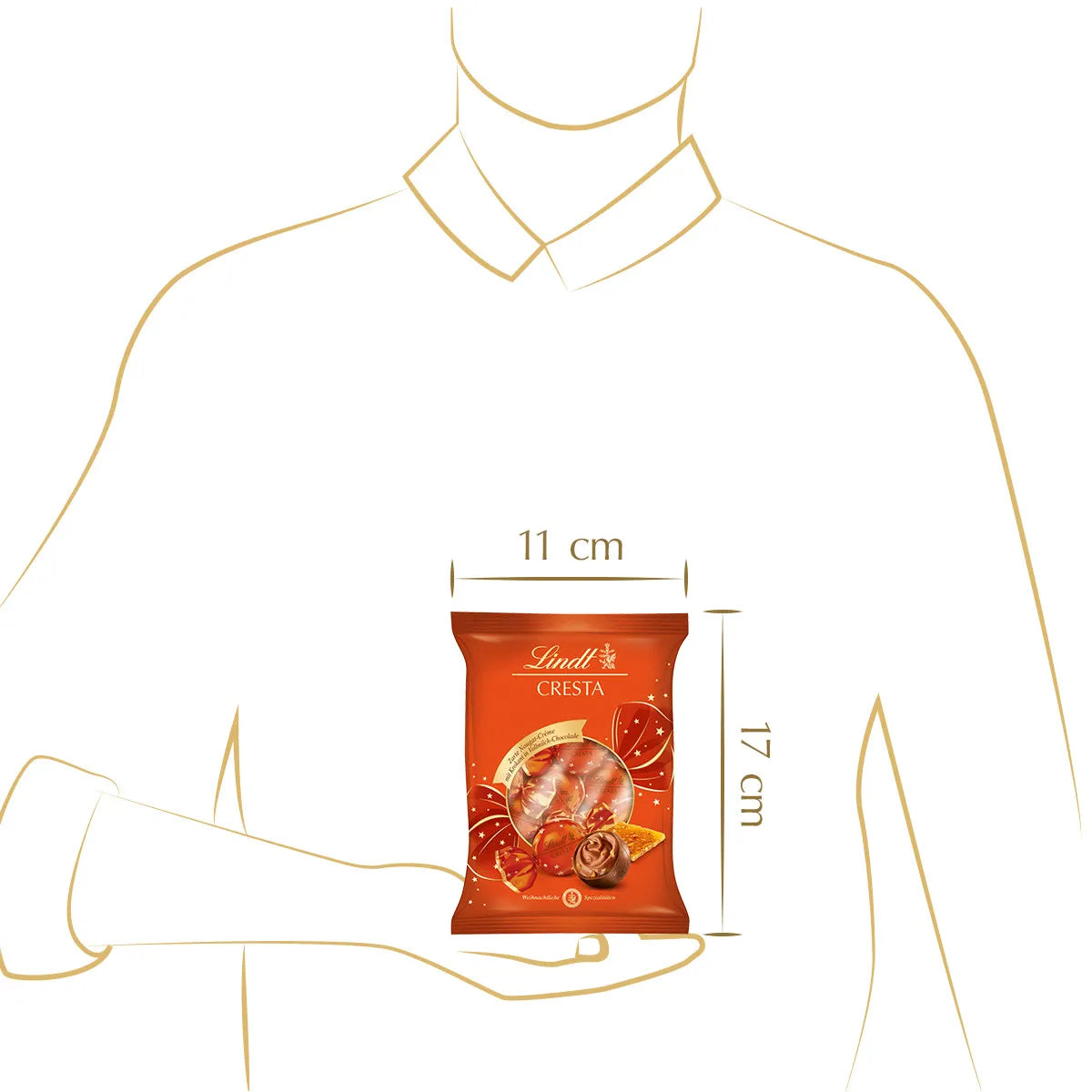 Lindt Cresta Kugeln Doppeldreh 101g