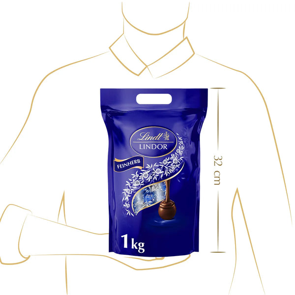 Lindt LINDOR Kugel Beutel Feinherb 1 kg