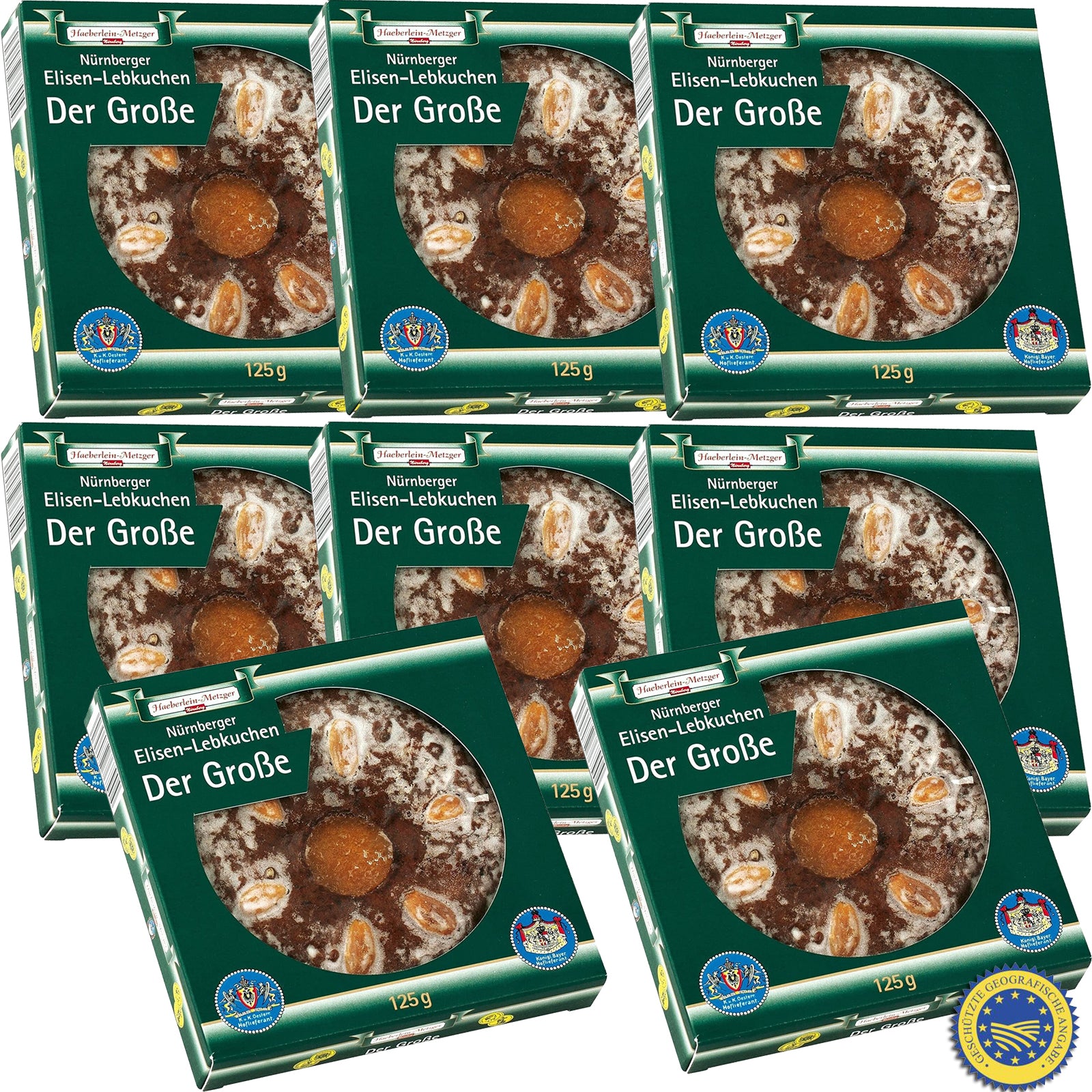 Haeberlein Metzger Der Grosse Elisenlebkuchen (8 x 125 g)