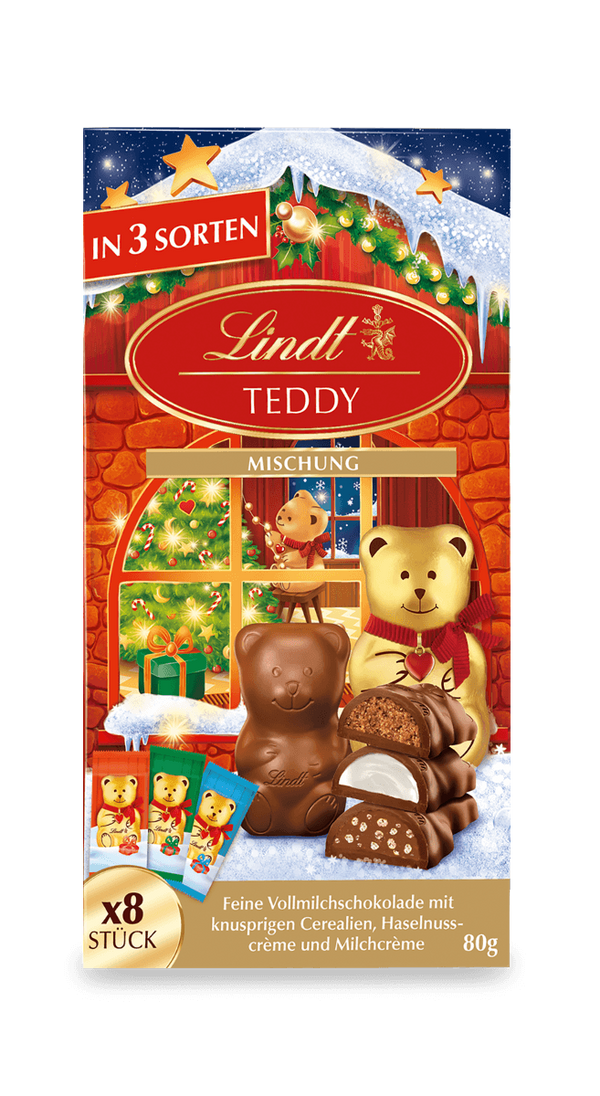 Lindt TEDDY gefüllt. Mischung 79g