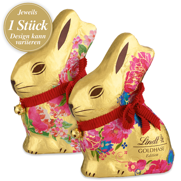 Lindt Goldhase Vollmilch BLUMEN-EDITION 200g