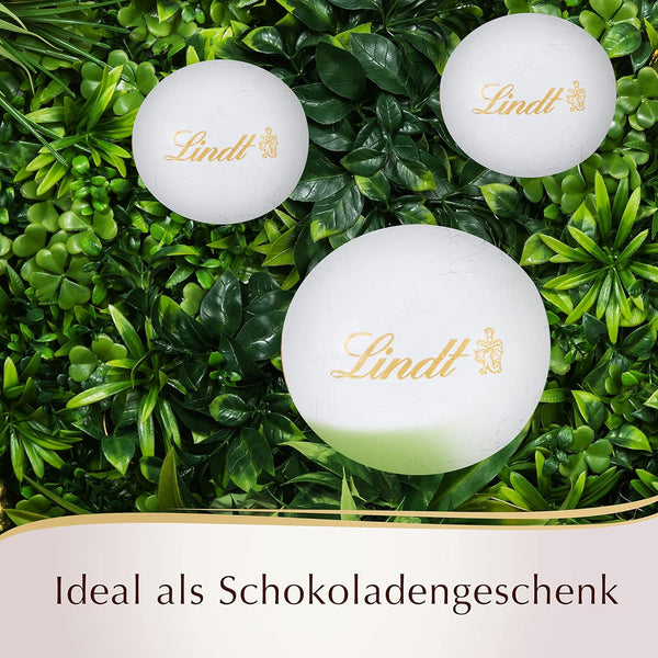Golfbälle aus Lindt Vollmilch-Schokolade Lindt Golfballs 110 g | mit Nougatcremefüllung und Waffelstückchen MHD 2/26