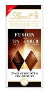 Fusion Schokolade 70%Kakao & Milch extra Creme 100g Lindt EXCELLENCE Tafel